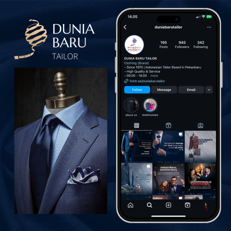Portofolio - Dunia Baru Tailor
