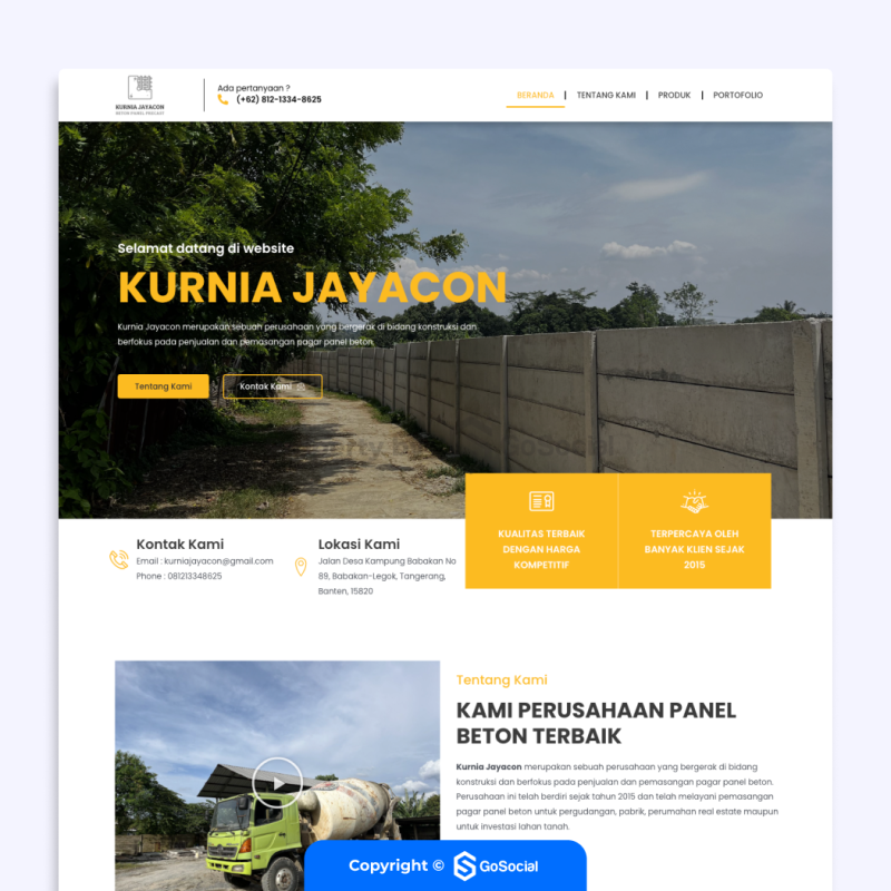 Portofolio - Kurnia Jayacon