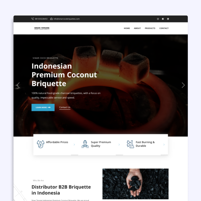 Portofolio - Sinar Coco Briquette