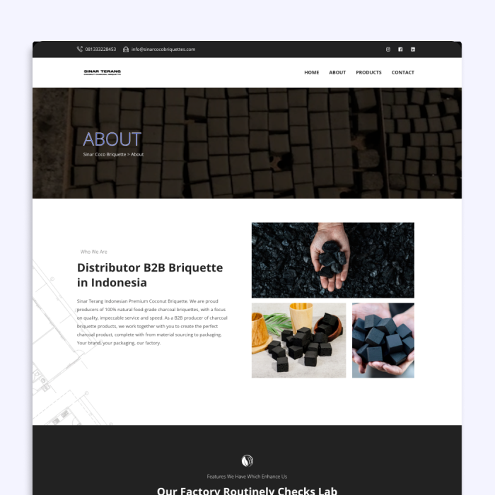 Portofolio - Sinar Coco Briquette
