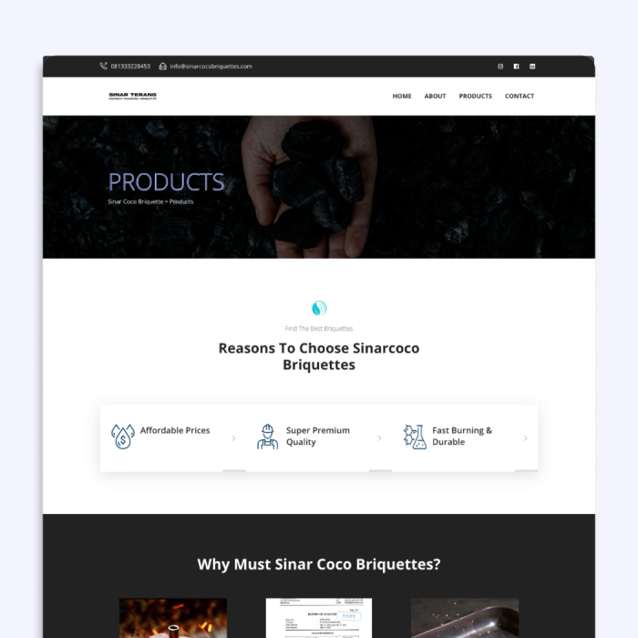 Portofolio - Sinar Coco Briquette